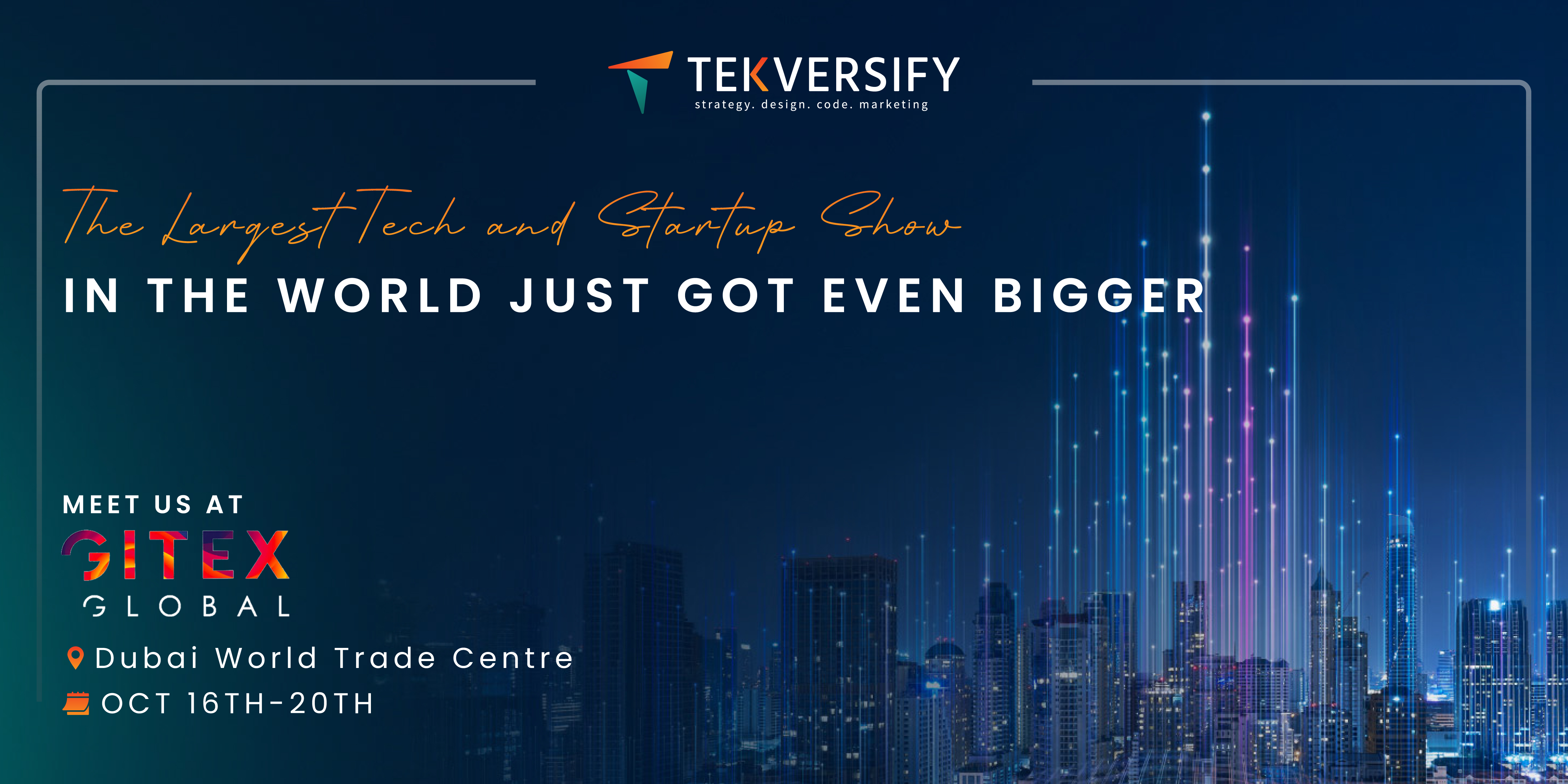 Tekversify is Going to GITEX GLOBAL 2023 in Dubai 