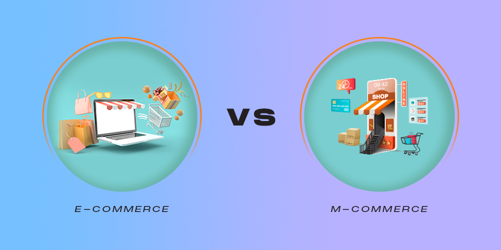 The main differences between e-commerce and m-commerce